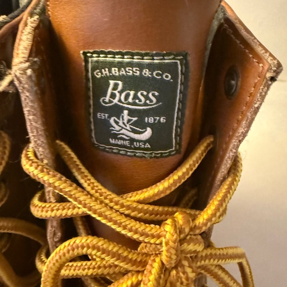 Brown and navy blue duck boots #duckboots women’s size 6 BASS - Picture 2 of 6